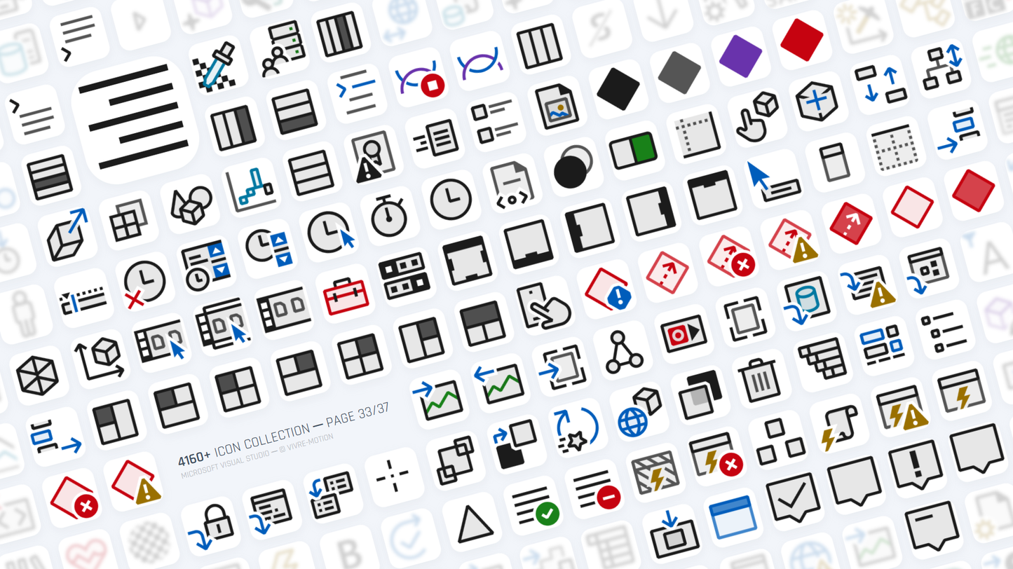 MICROSOFT VISUAL STUDIO ─ Stream Deck Icons ─ RGB Hotkeys