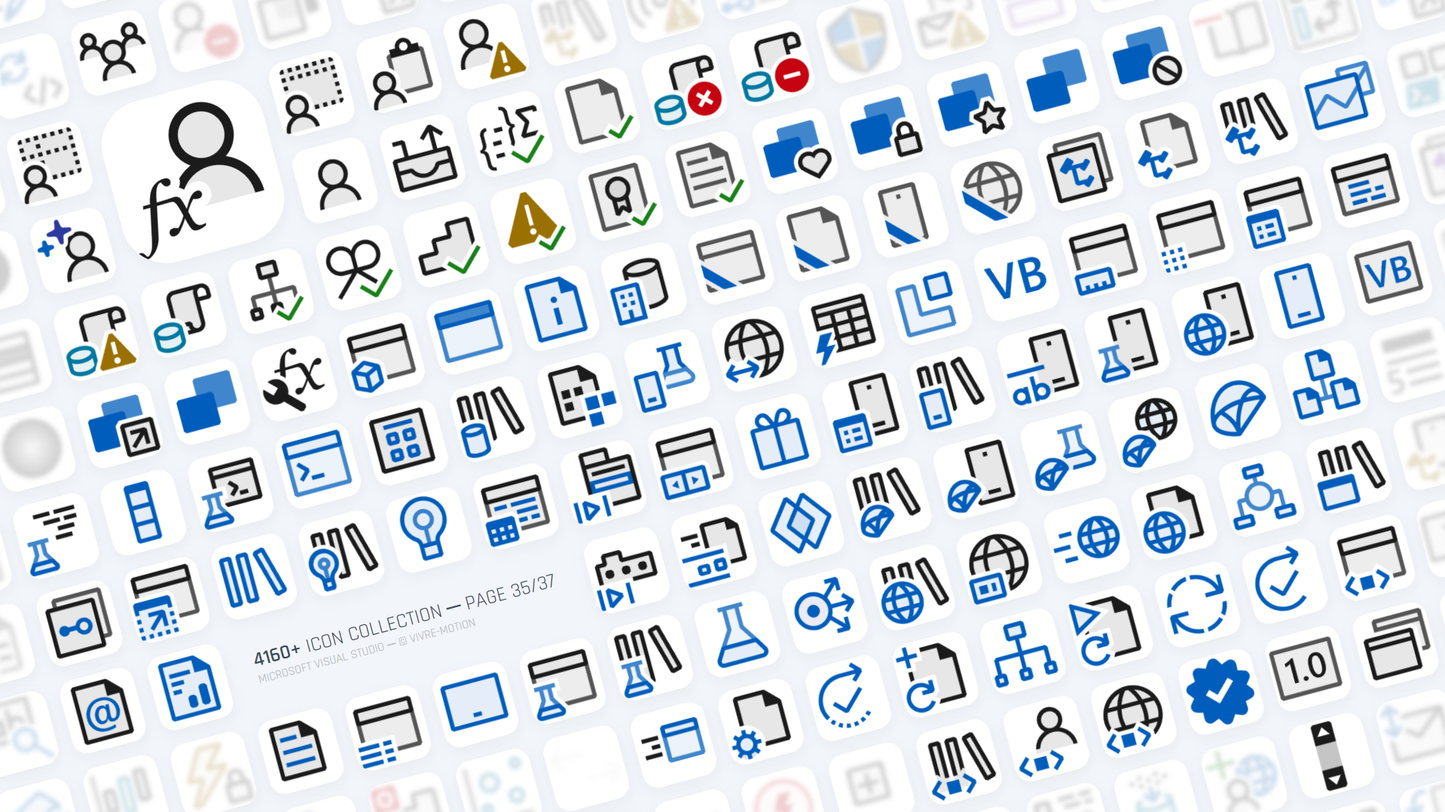 MICROSOFT VISUAL STUDIO ─ Stream Deck Icons ─ RGB Hotkeys