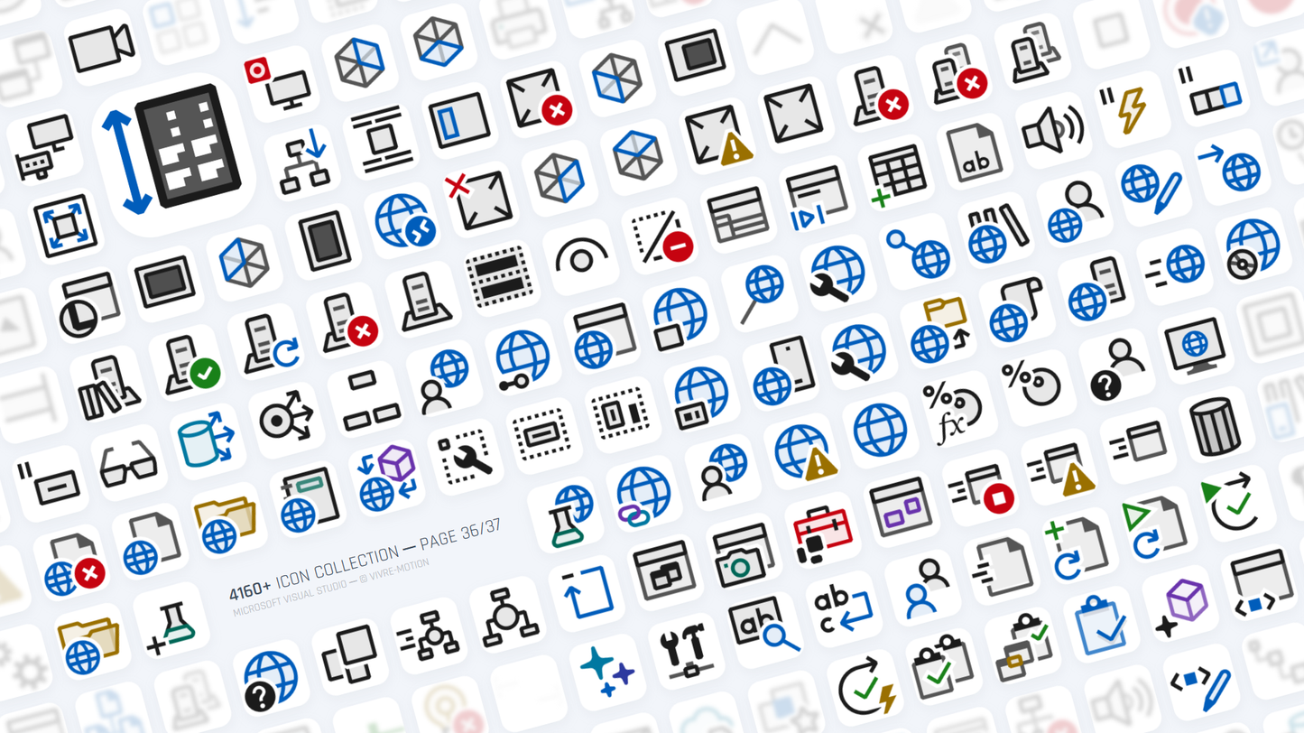 MICROSOFT VISUAL STUDIO ─ Stream Deck Icons ─ RGB Hotkeys