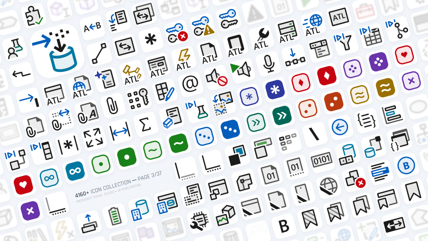 MICROSOFT VISUAL STUDIO ─ Stream Deck Icons ─ RGB Hotkeys
