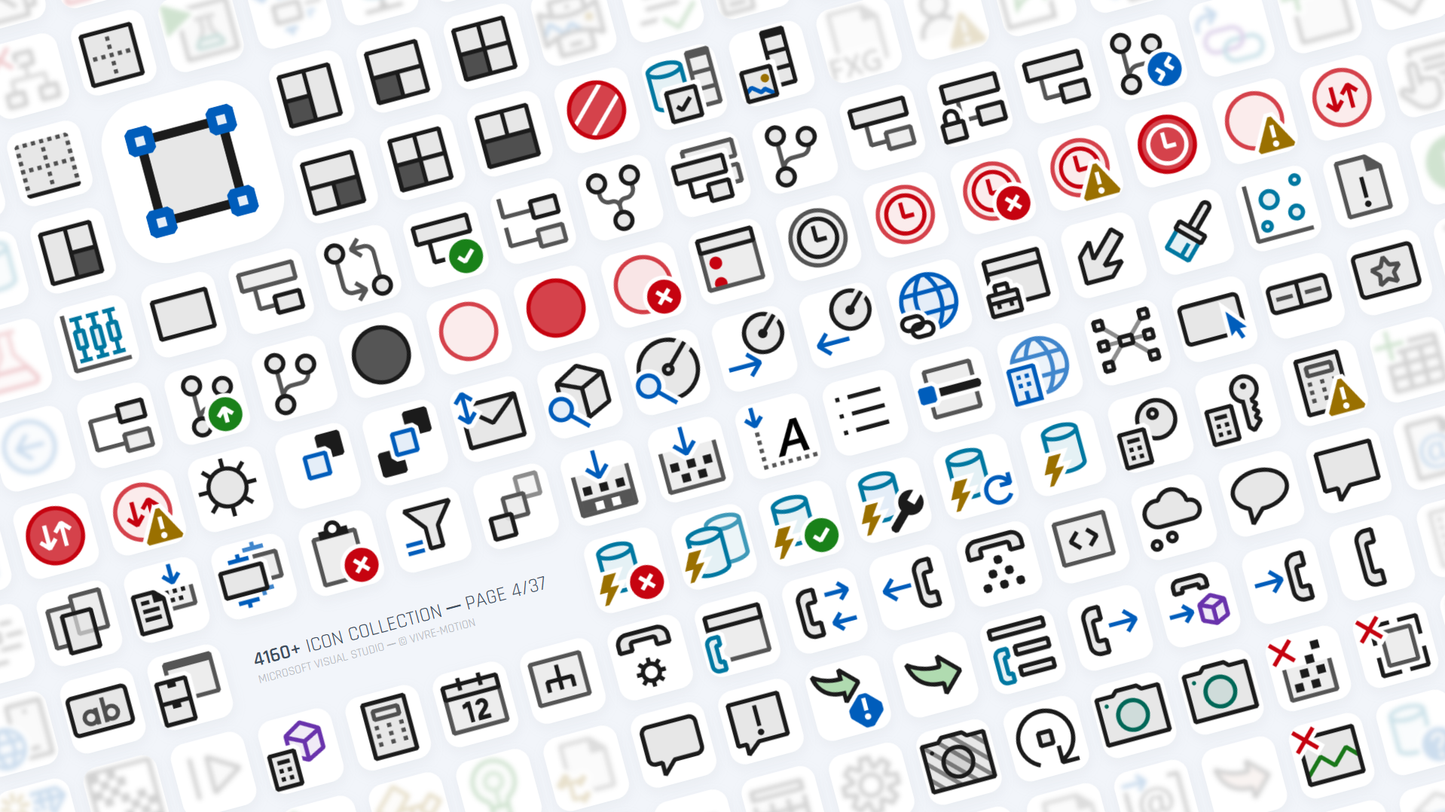 MICROSOFT VISUAL STUDIO ─ Stream Deck Icons ─ RGB Hotkeys
