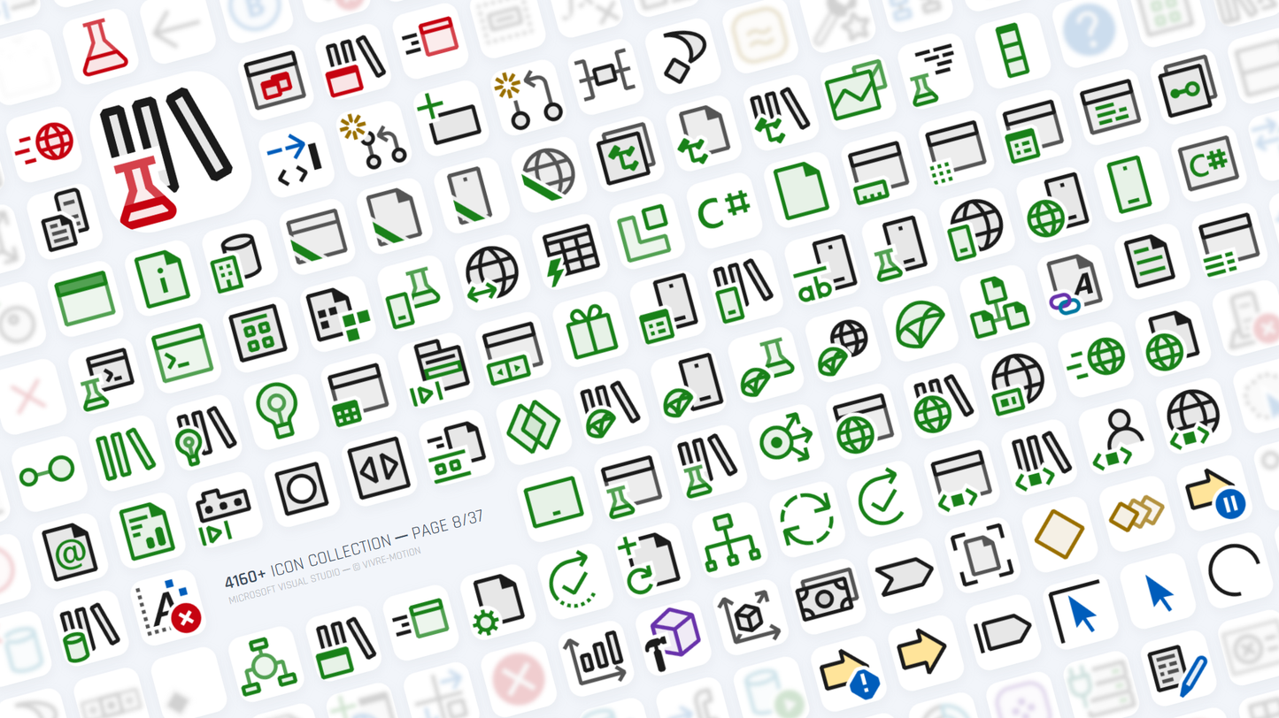 MICROSOFT VISUAL STUDIO ─ Stream Deck Icons ─ RGB Hotkeys