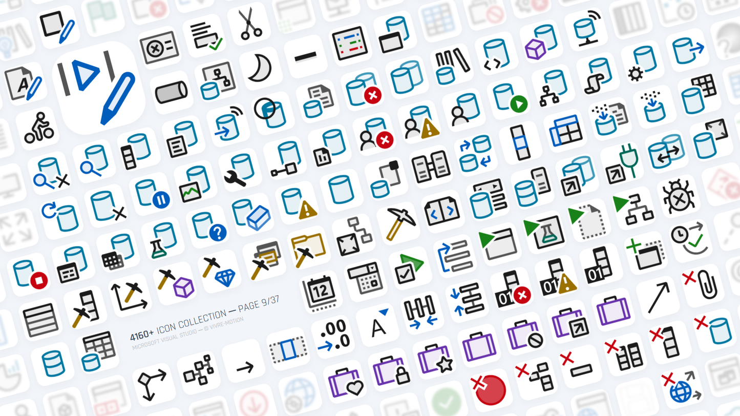MICROSOFT VISUAL STUDIO ─ Stream Deck Icons ─ RGB Hotkeys