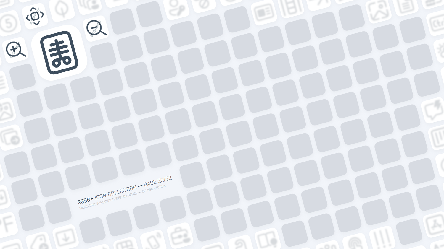 MICRSOFT WINDOWS 11 SYSTEM OFFICE ─ RGB HOTKEY STREAM DECK ICONS ─ VIVRE-MOTION
