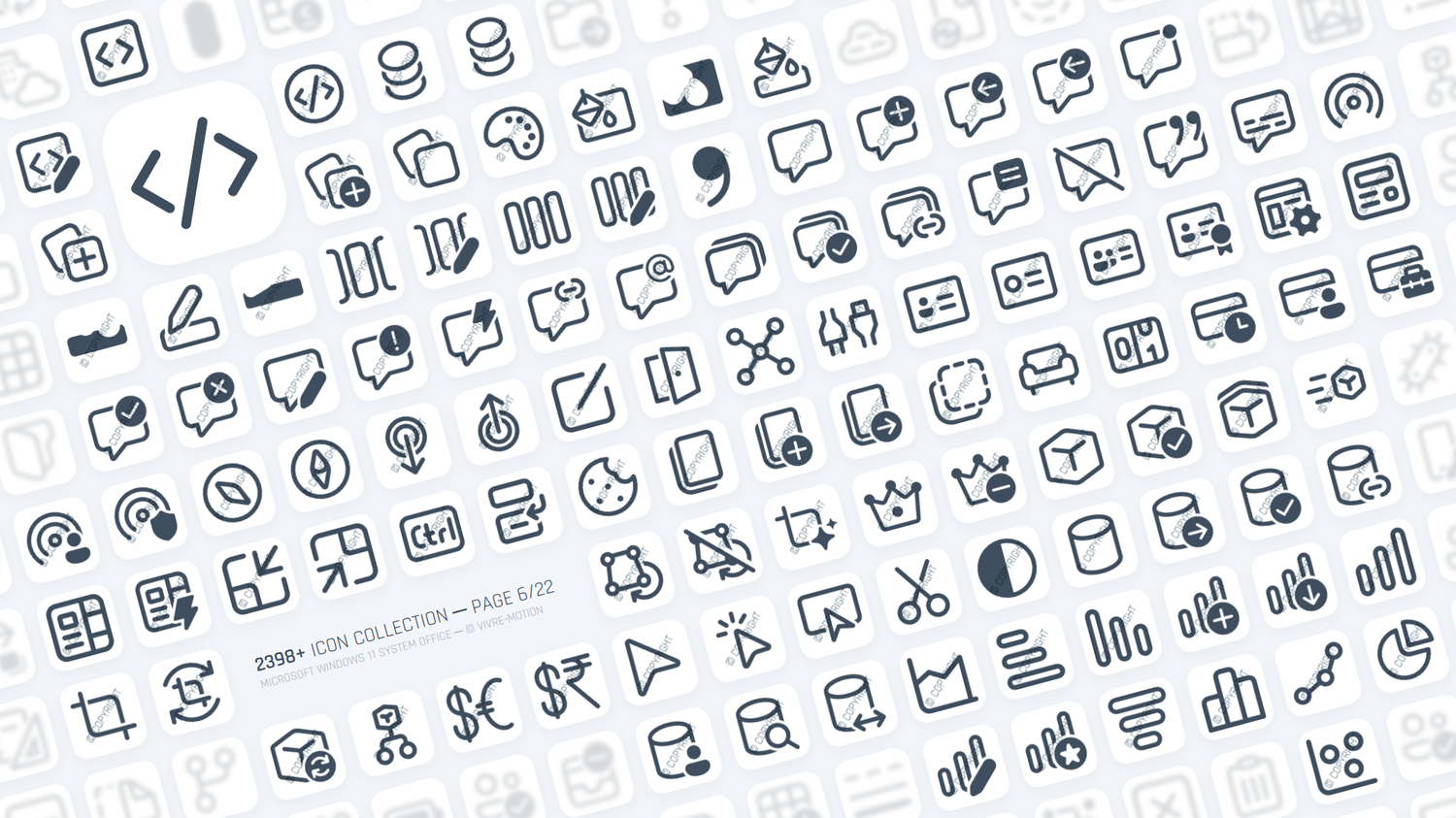 MICRSOFT WINDOWS 11 SYSTEM OFFICE ─ RGB HOTKEY STREAM DECK ICONS ─ VIVRE-MOTION
