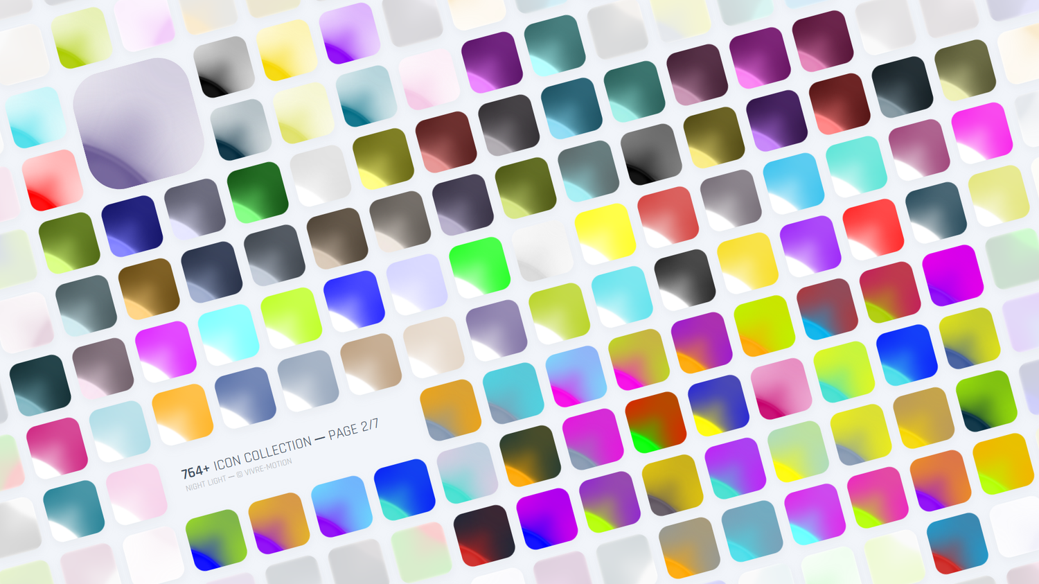 NIGHT LIGHT ─ RGB HOTKEY STREAM DECK ICONS ─ VIVRE-MOTION