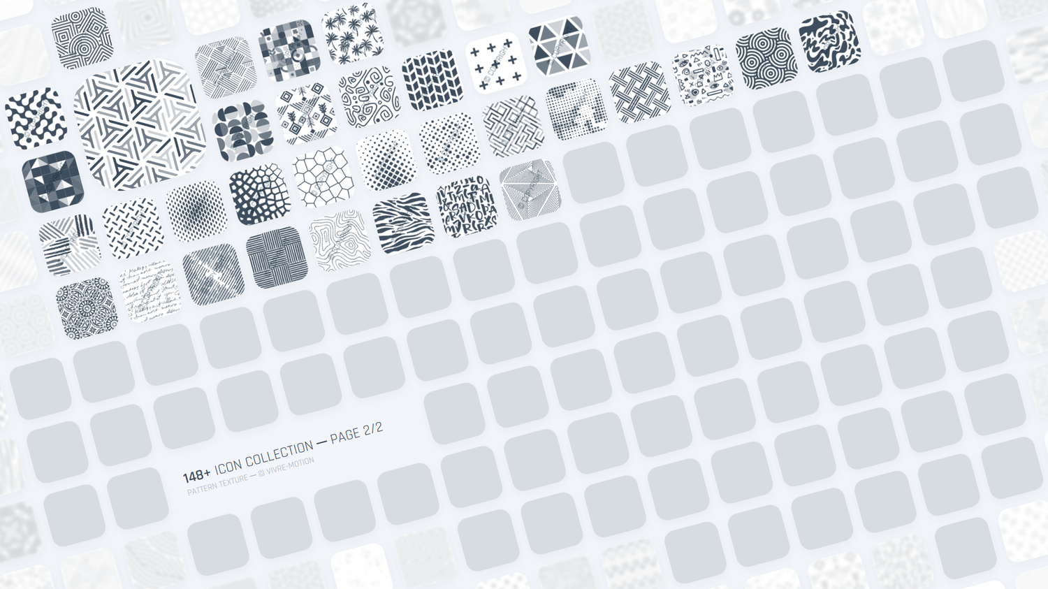 PATTERN TEXTURE ─ RGB HOTKEY STREAM DECK ICONS ─ VIVRE-MOTION