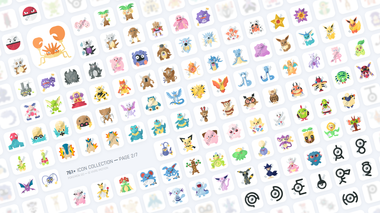 Pokemon Rotation Icons POKÉMON GO - STREAM DECK ICONS | VIVRE-MOTION