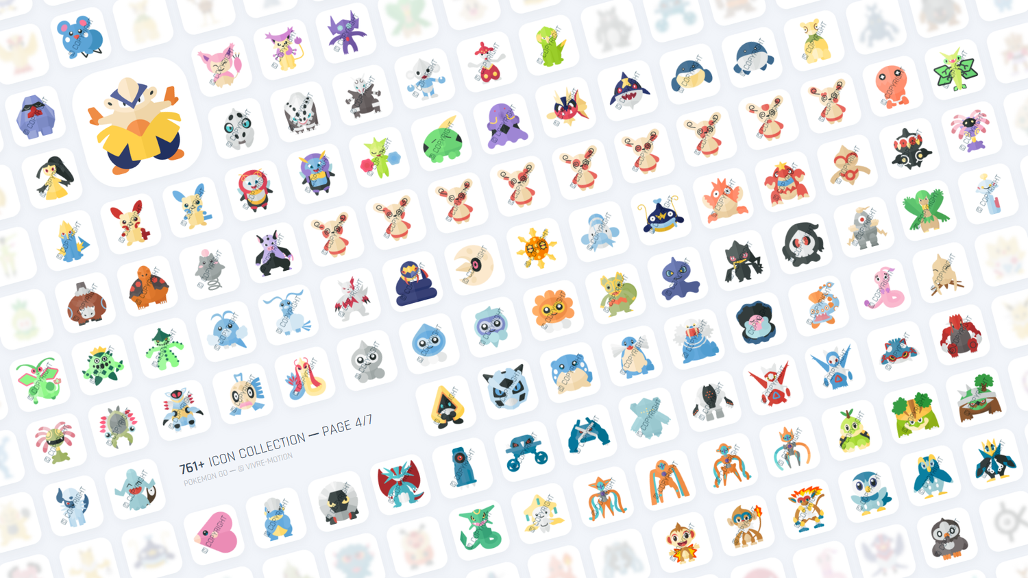 POKEMON GO ─ RGB HOTKEY STREAM DECK ICONS ─ VIVRE-MOTION