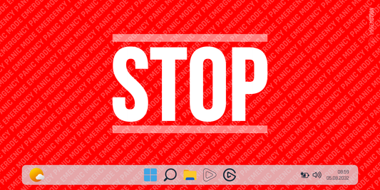 PANIC Button Stream Deck Plugin Stop Screen | VIVRE-MOTION | STREAM DECK ICONS