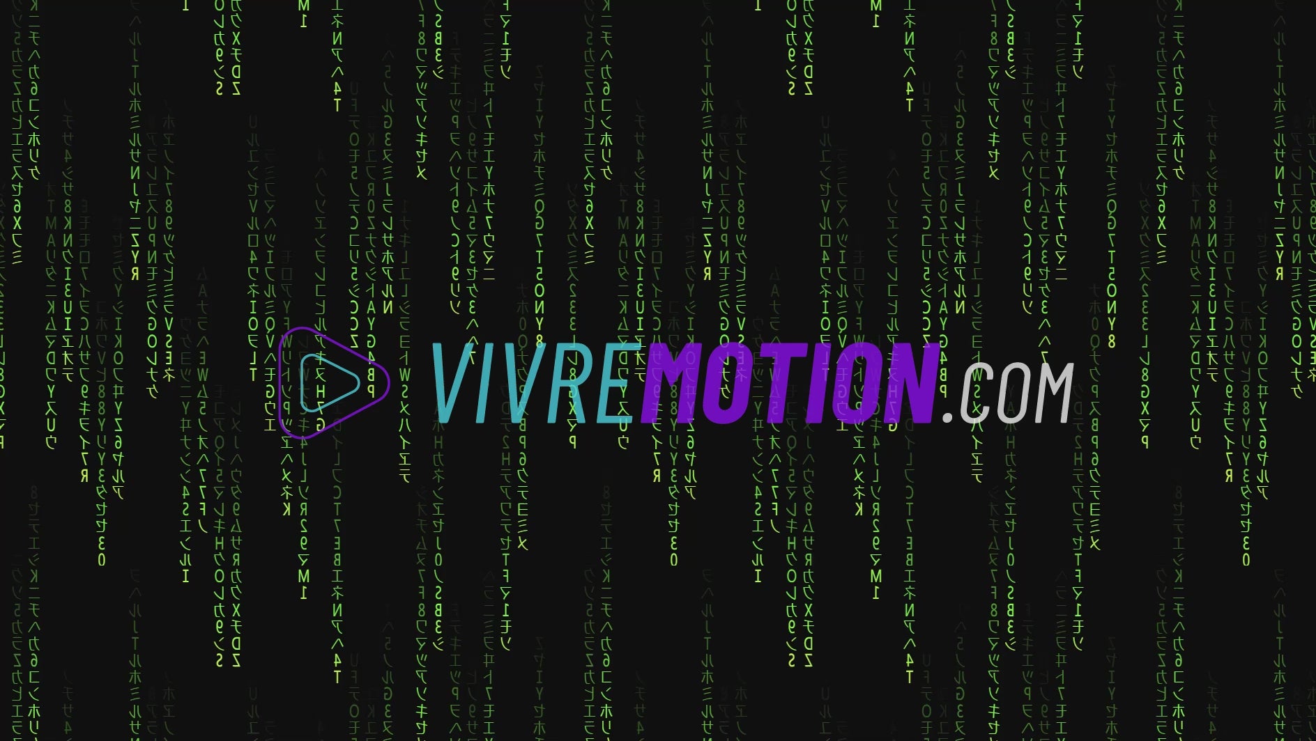 MATRIX SCREENSAVER PREVIEW | VIVRE-MOTION