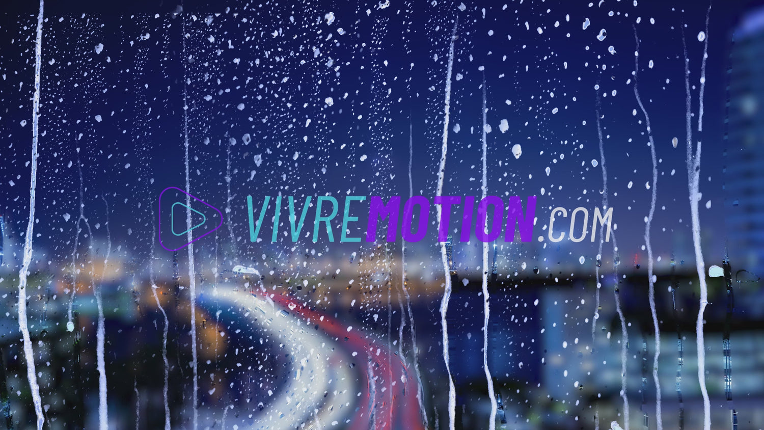 WINDOW RAIN SCREENSAVER PREVIEW | VIVRE-MOTION