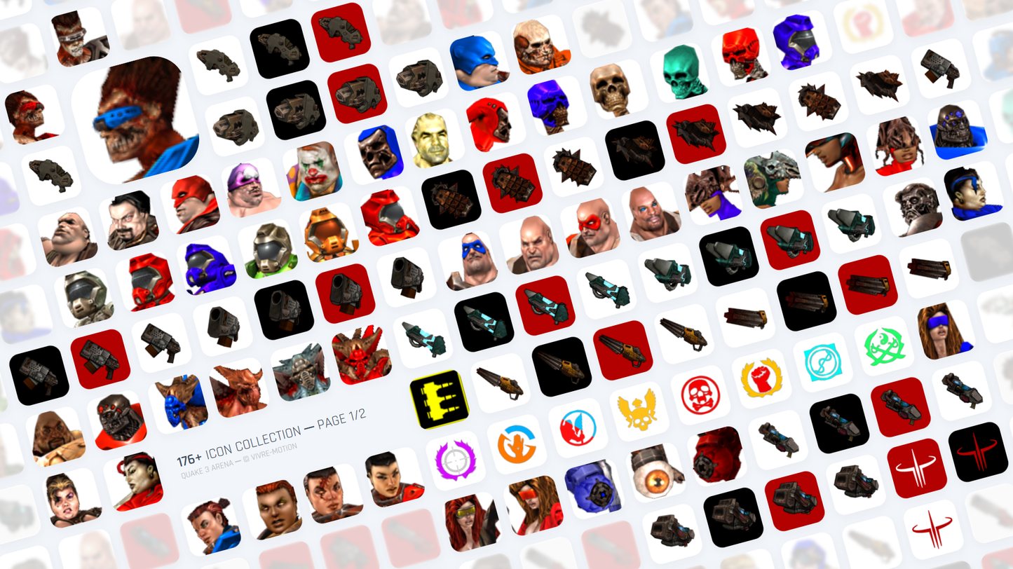 Quake Express Icon QUAKE 3 ARENA - STREAM DECK ICONS | VIVRE-MOTION