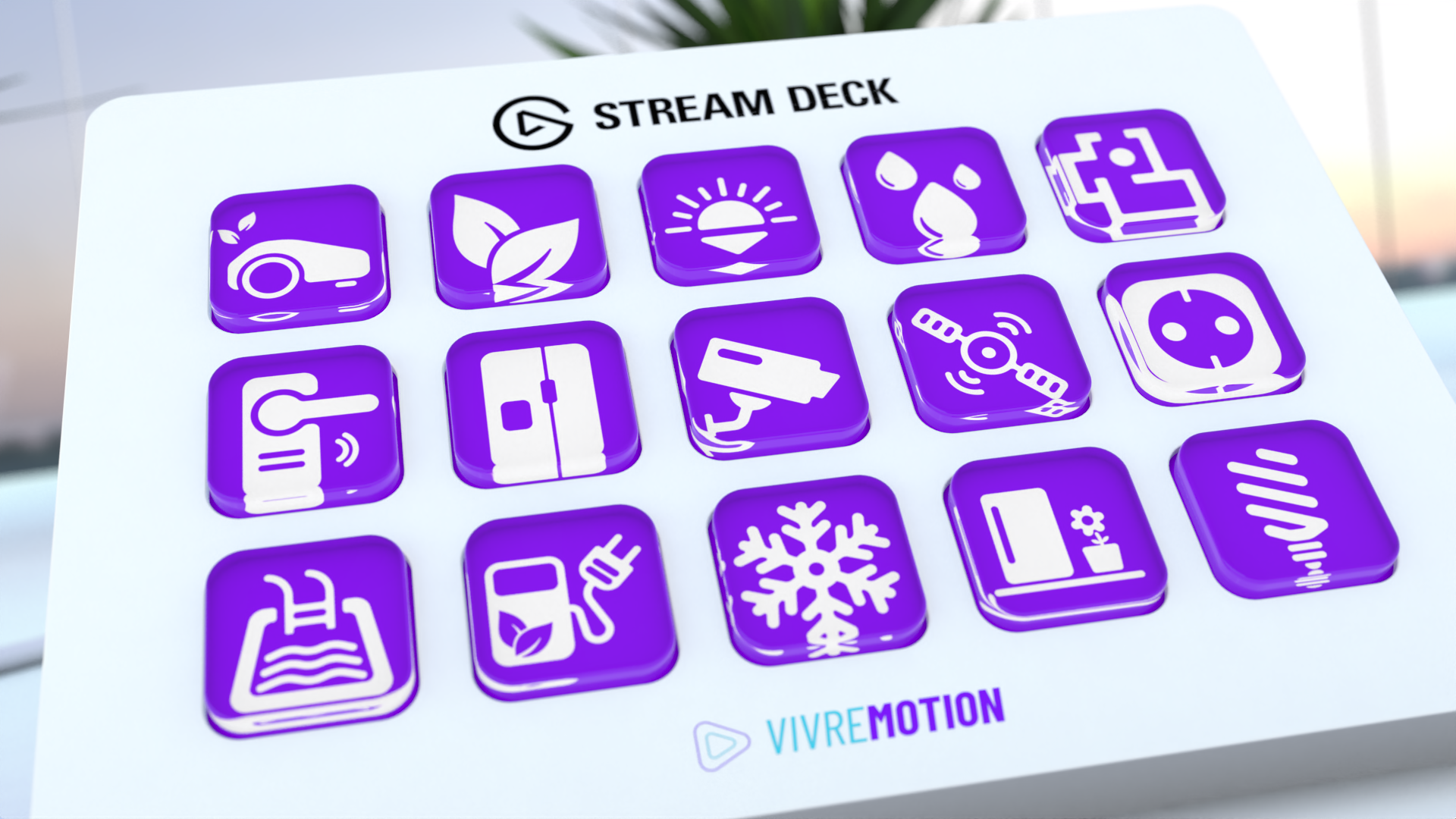 SMART HOME CONTROL ICONS