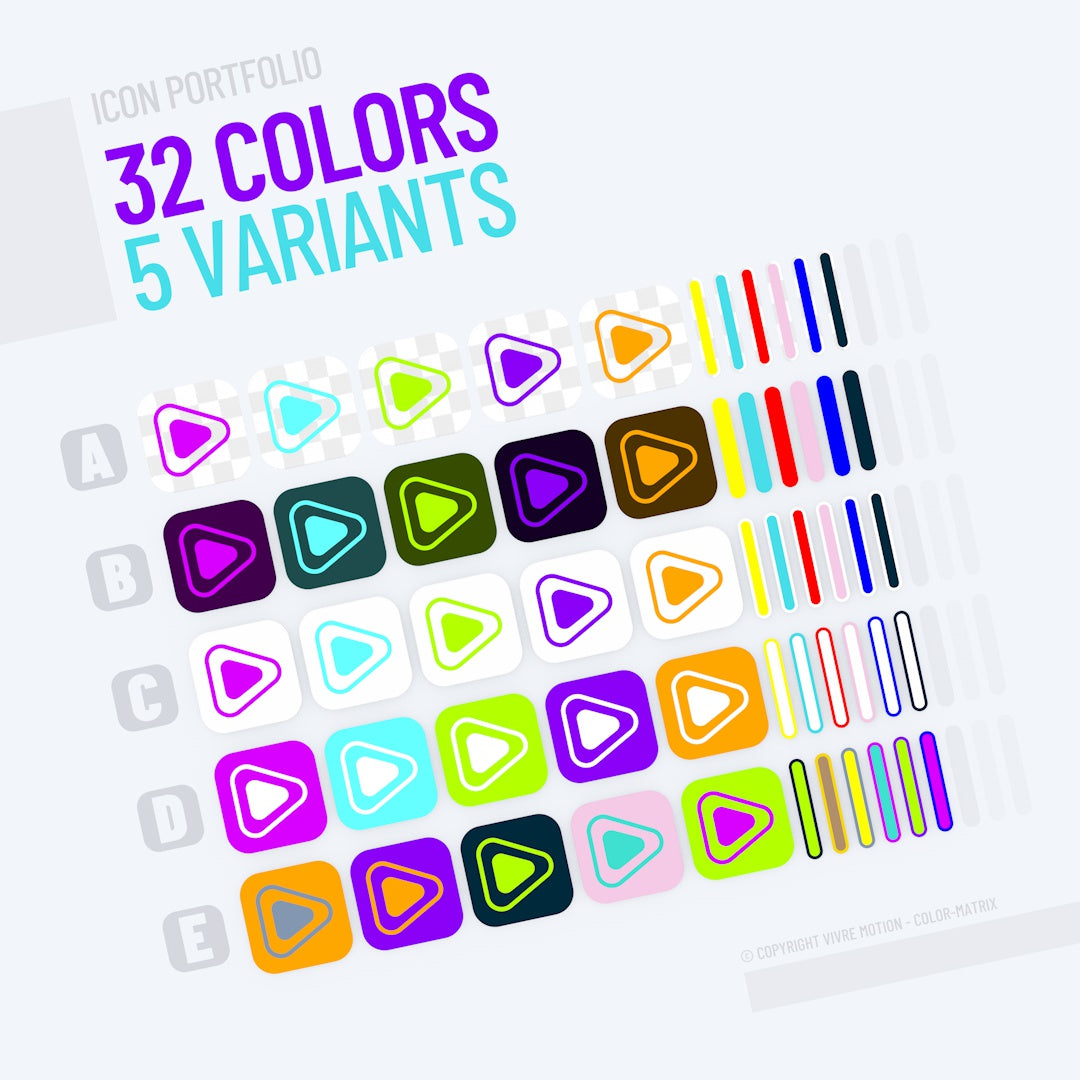 DOT MATRIX - STREAM DECK ICONS | VIVRE-MOTION