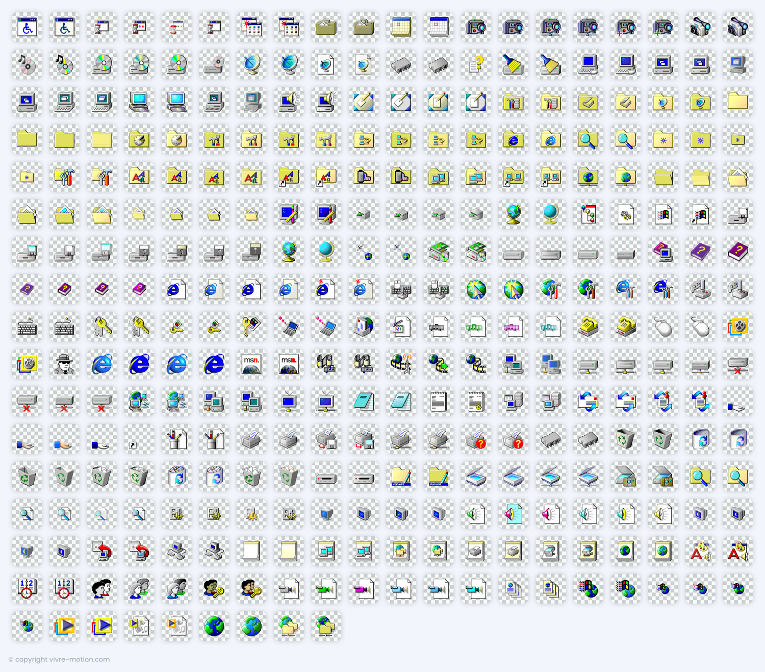Microsoft Loading Icon Windows 98 MICROSOFT WINDOWS® 98 SE - STREAM DECK ICONS | VIVRE-MOTION