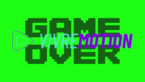 GAME OVER - ANIMATED SCREENSAVER | STREAM DECK | VIVRE-MOTION