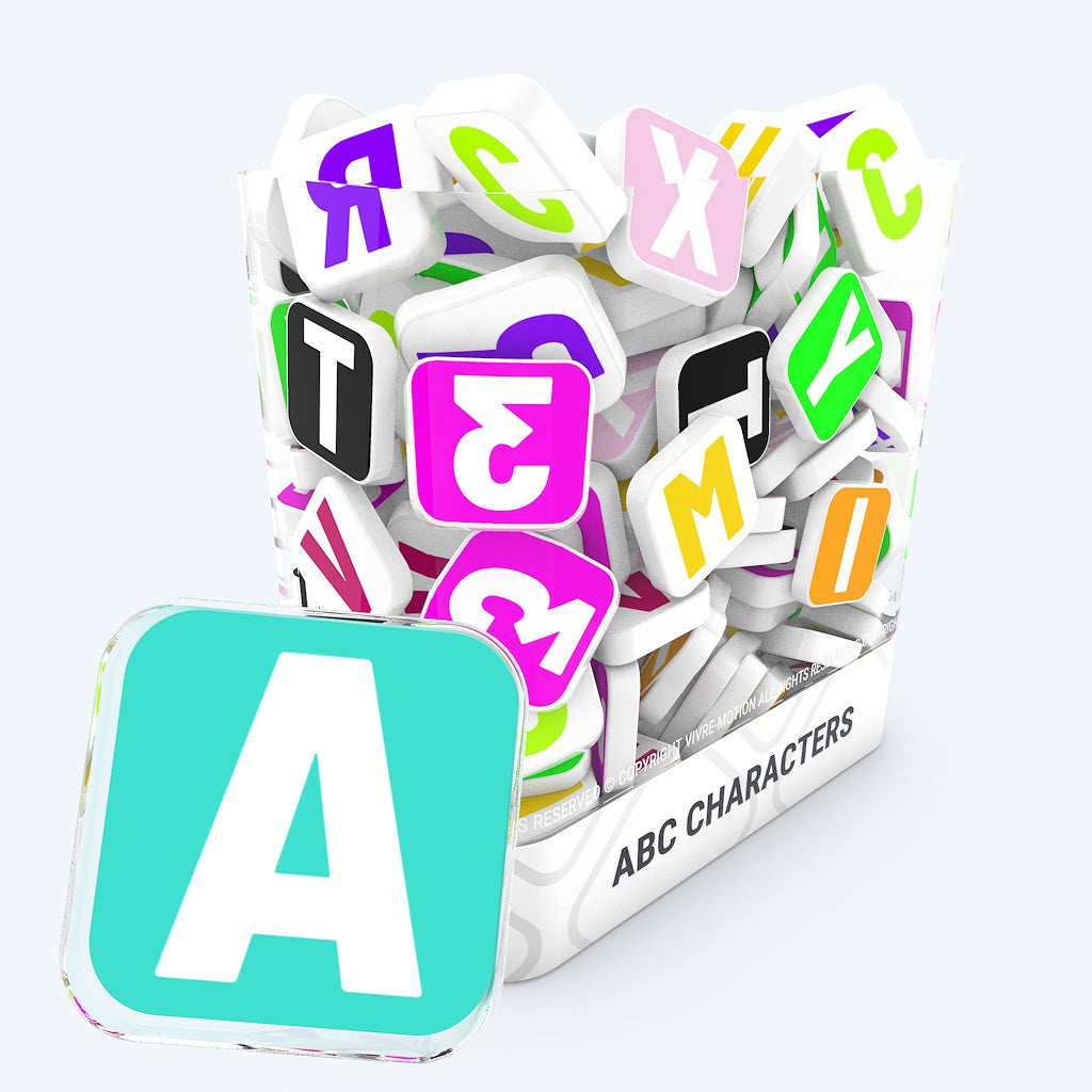 ABC123 CHARACTERS STREAM DECK ICONS VIVREMOTION