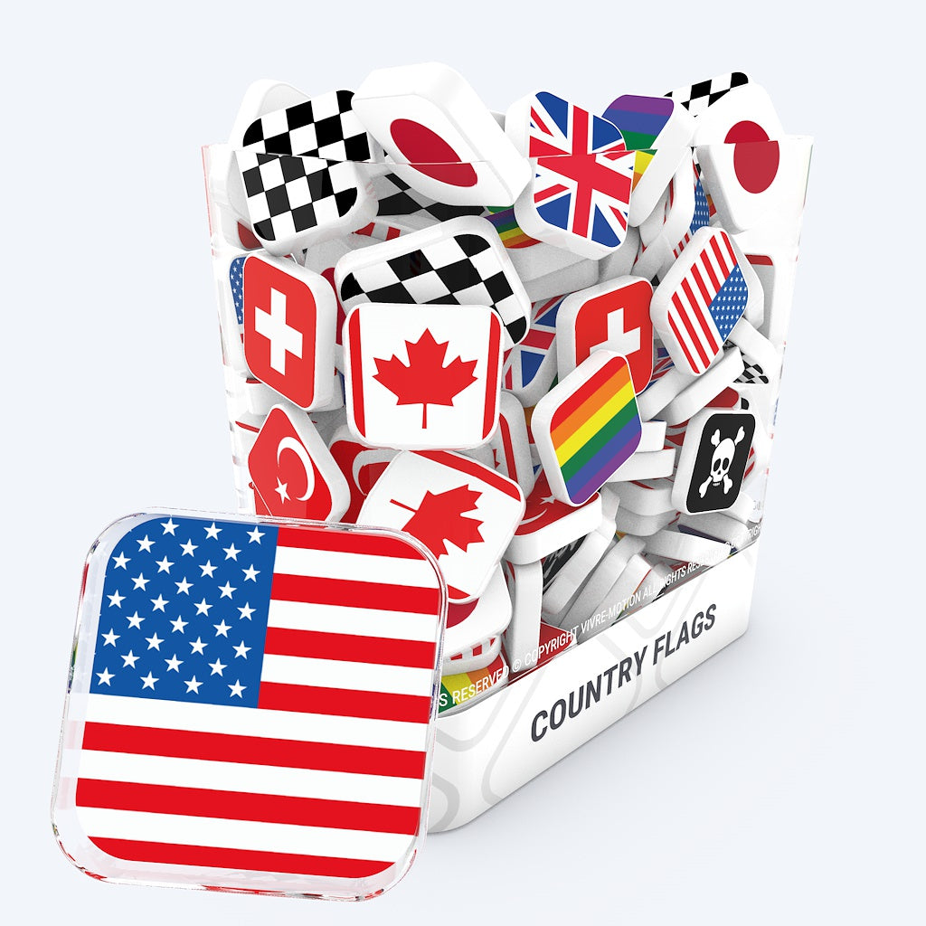 COUNTRY FLAGS - Animated RGB Icons | STREAM DECK | LOUPEDECK | TOUCH-PORTAL | RAZER | VIVRE-MOTION