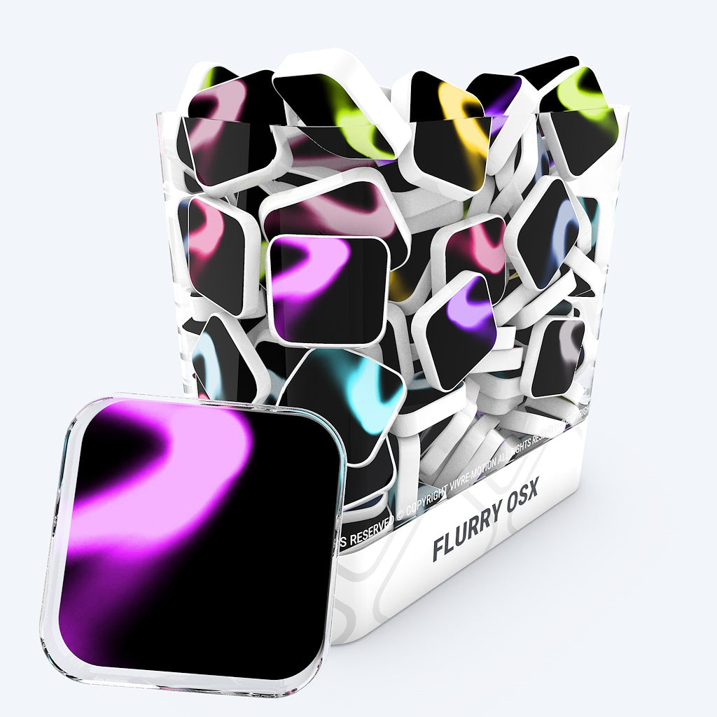 FLURRY OSX - Animated RGB Icons | STREAM DECK | LOUPEDECK | TOUCH-PORTAL | RAZER | VIVRE-MOTION