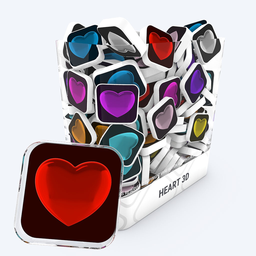 HEART 3D - Animated RGB Icons | STREAM DECK | LOUPEDECK | TOUCH-PORTAL | RAZER | VIVRE-MOTION