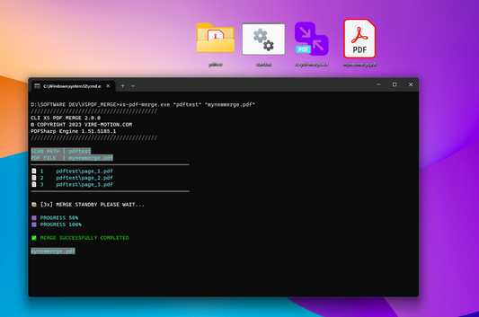 XS PDF MERGE Bulk Converter | Software | Stream Deck Icons | Vivre-motion